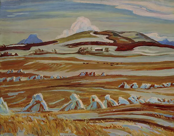 October Twin Butte Alberta 1951 By A Y Jackson