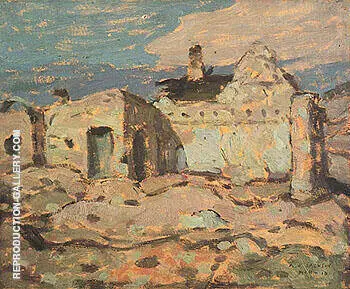 Officers Mess Ablain Saint Nazaire 1918 By A Y Jackson