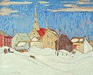 Quebec Village 1921 By A Y Jackson