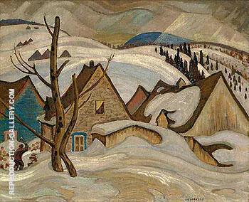 Saint Tite des Caps c1925 By A Y Jackson