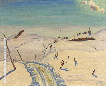 The Road to Saint Hilarion 1930 By A Y Jackson