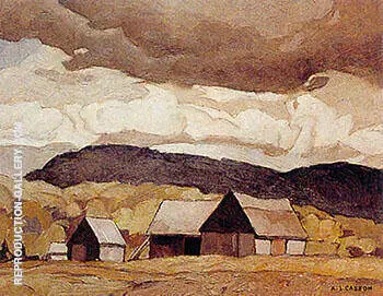 Barn Near Quadville By A J Casson