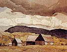 Barn Near Quadville By A J Casson