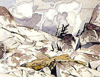 Cloche Hills by A J Casson | Oil Painting Reproduction