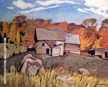 Farm Near Baptiste By A J Casson