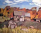Farm Near Baptiste By A J Casson