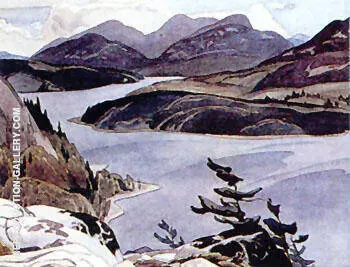 Flood Lake By A J Casson