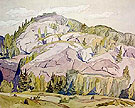 Hills at Mcgarry Flats By A J Casson