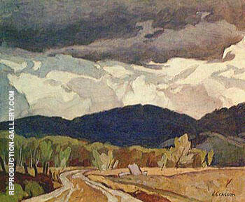 Northern Road by A J Casson | Oil Painting Reproduction