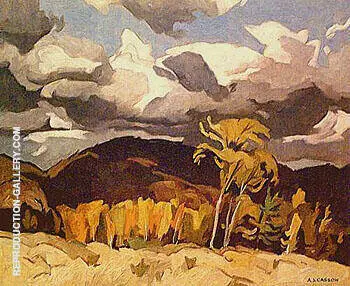 October Storm Clouds By A J Casson