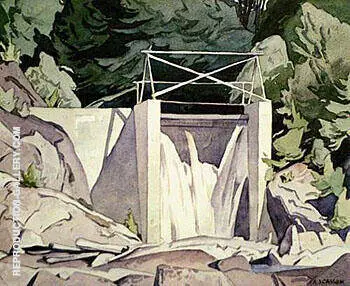 Old Country Dam By A J Casson
