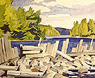 Old Dam By A J Casson