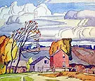 Old Farm House By A J Casson