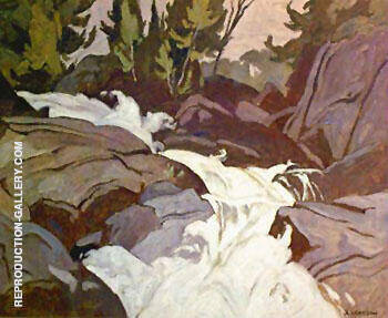 Oxtongue River by A J Casson | Oil Painting Reproduction