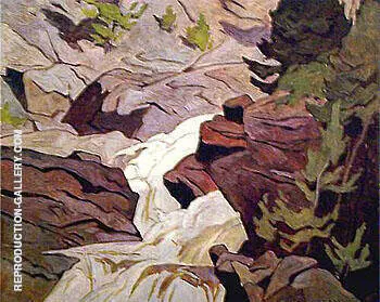 Ragged Falls By A J Casson