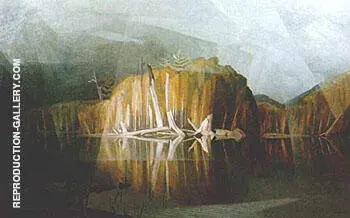 Rain Mist and Sun By A J Casson