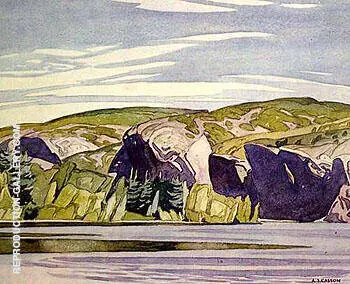 Summer Lake Mazinaw By A J Casson