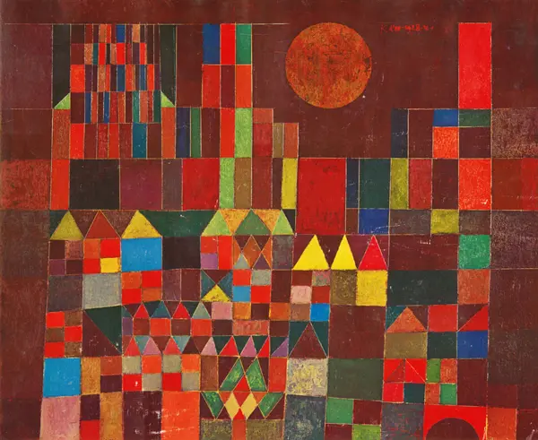 Castle and Sun By Paul Klee