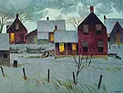 Winter Evening By A J Casson