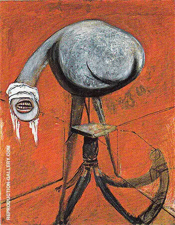 Studies for Figures at the Base of a Crucifixion 1944 II By Francis Bacon