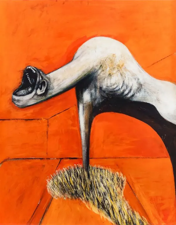Studies for Figures at the Base of a Crucifixion 1944 III By Francis Bacon