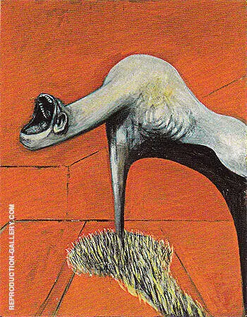 Studies for Figures at the Base of a Crucifixion 1944 IIi By Francis Bacon