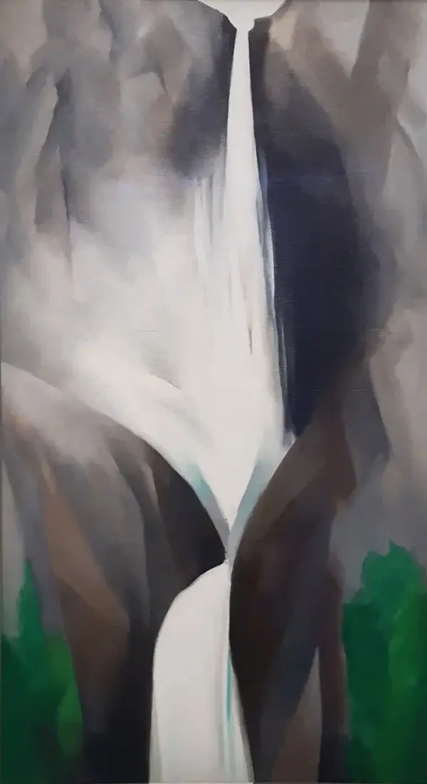 Waterfall c1951 By Georgia O'Keeffe