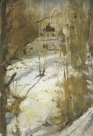 Winter in Abramtsevo The Church 1886 By Valentin Serov