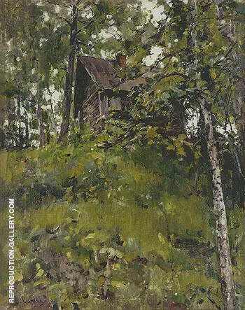 Old Bath House in Domotkanovo 1888 By Valentin Serov