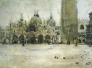 St Mark Square in Venice 1887 By Valentin Serov