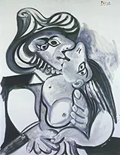 The Kiss c1930 By Pablo Picasso