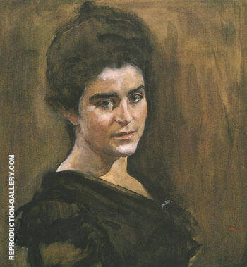 Portrait of Sophia Dragomirova Lukomskaya 1900 | Oil Painting Reproduction
