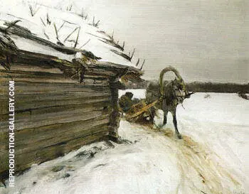 In Winter 1898 By Valentin Serov