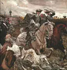Peter II and Princess Elizabeth Riding to Hounds 1900 By Valentin Serov