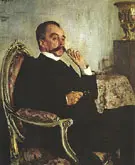 Portrait of Prince Viadimir Mikhailovicn Golitsyn 1906 By Valentin Serov