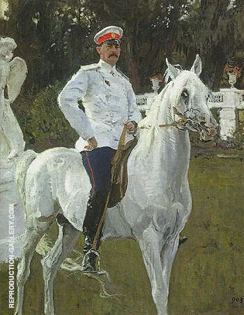 Portrait of Prince Felix Yusupov count Sumarokov Elston 1903 By Valentin Serov