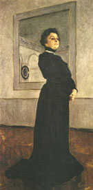 Portrait of Maria Nikolayevna Yermolova 1905 By Valentin Serov