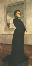 Portrait of Maria Nikolayevna Yermolova 1905 By Valentin Serov