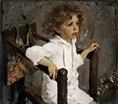 Portrait of Mikhail Morozov 1901 By Valentin Serov