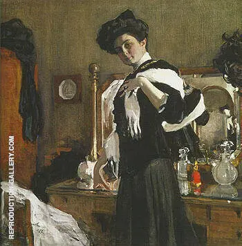 Portrait of Henriette Girshman 1907 By Valentin Serov