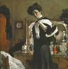Portrait of Henriette Girshman 1907 By Valentin Serov