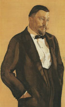 Portrait of Alexei Morozov 1909 By Valentin Serov