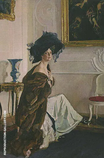 Portrait of the Princess Olga Orlova 1911 By Valentin Serov