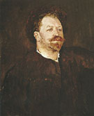 Portrait of Italian Singer Francesco Tamagno c1891 By Valentin Serov