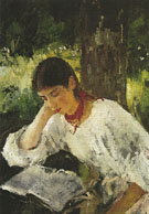 Portrait of Adelaida Simonorich 1889 By Valentin Serov