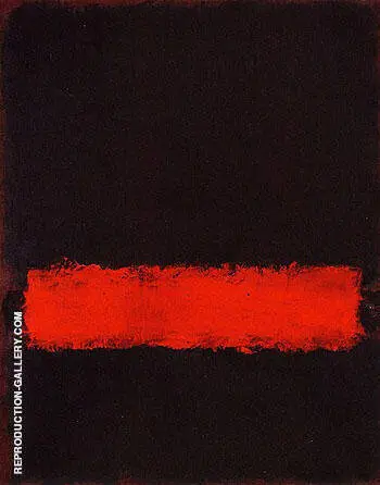 Black Red and Black 1968 By Mark Rothko (Inspired By)