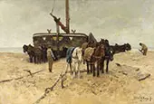 Fishing Boat on the Beach By Anton Mauve