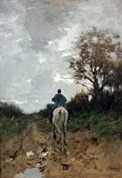 Huiswaarts c1861 By Anton Mauve