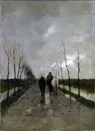 A Dutch Road c1880 By Anton Mauve
