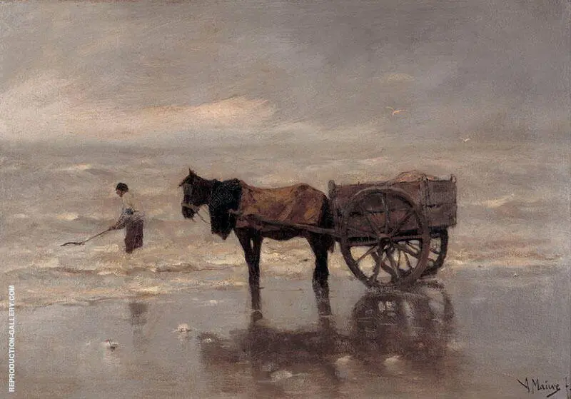 Gathering Seaweed By Anton Mauve